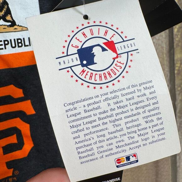 Nike Dri Fit Gray Orange Women's Athletic Giants MLB California SF Top M NWT - Picture 6 of 7